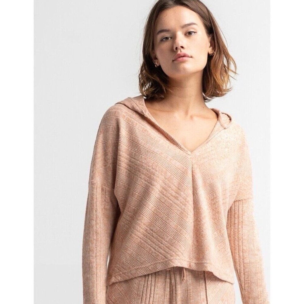 Roxy Hooded Lightweight Sweater (Size S) High Tide Hoodie Relaxed Pullover